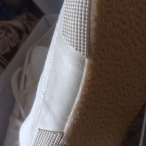 Benetton Sneakers No39 Canvas Off-White New