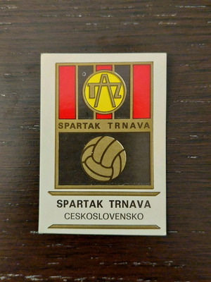 Spartak Trnava Ceskoslovensko Panini sticker like new