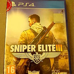 Sniper Elite 3 III - PS4