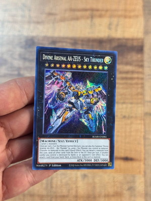 Yu-Gi-Oh! Divine Arsenal AA-Zeus - Sky Thunder Card 1st Edition new
