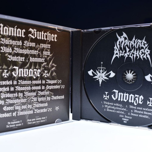 Maniac Butcher Invaze CD used, black metal