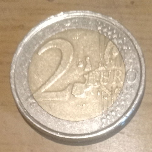 2 Euro Finland 2001 like new with minting error
