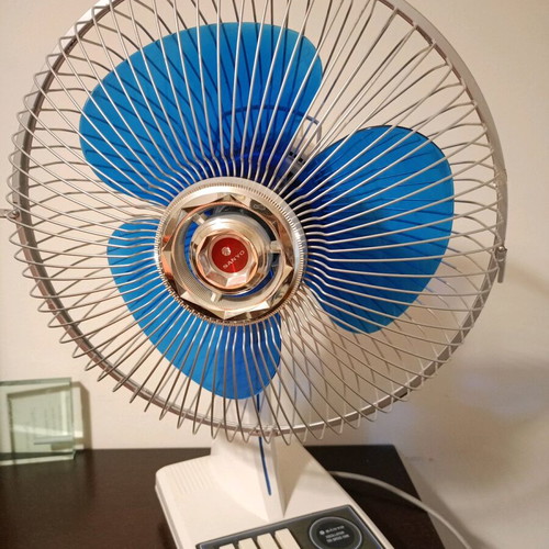 SANYO Electric vintage fan EF-6 JM used, 1960s Japan