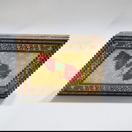 Ξύλινο κουτί κοσμηματοθήκη με ένθετες ψηφίδες mother of pearl σαν καινούργιο