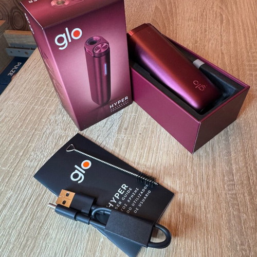 Glo device burgundy like new