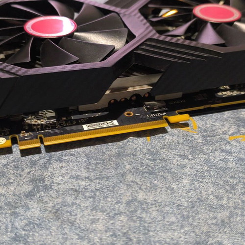 AMD RX 580 8GB σαν καινούργιο, gaming GPU με MX-6 πάστα