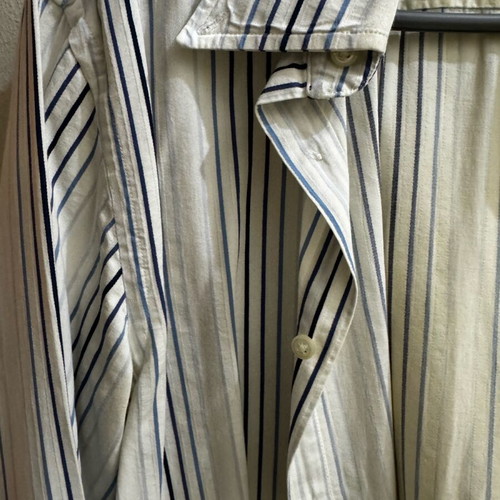 Cotton shirt Tommy Hilfiger like new, size M, white and blue