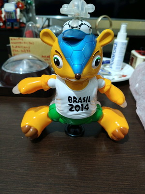 Mascot Toy 2014 Brasil with movement and lights, like new