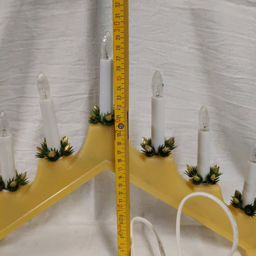 Christmas candlestick with 7 candles new