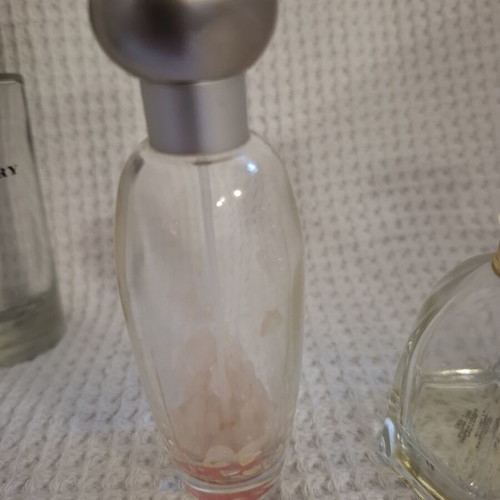 Empty perfume bottles set used with semi-precious stones