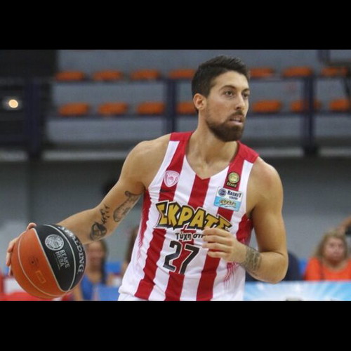 Olympiacos Basketball Jersey used, authentic