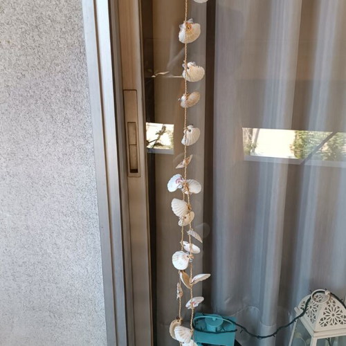Decorative garland with shells 3m new