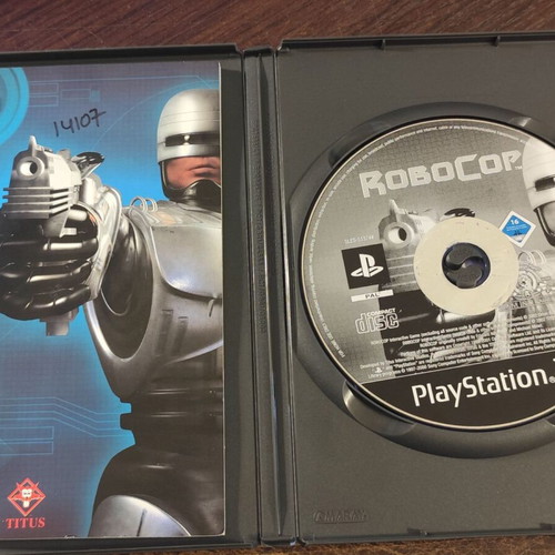 PS2 Robocop game used with cover and media signs of use