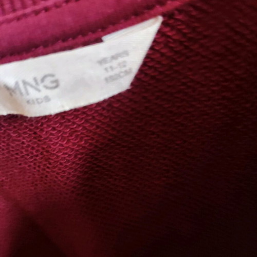 Mango sweatshirt like new for 11-12 years, mako cotton, size 152 cm