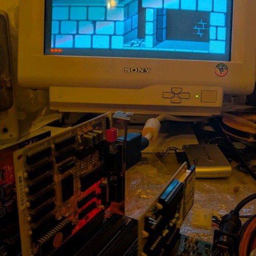 TDX Motherboard Turbo XT 10Mhz 640kb used