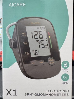 AICARE X1 digital arm blood pressure monitor new