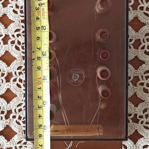 Vintage sewing box used, rare from 1950