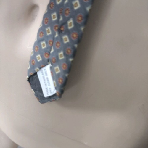 Jim Thompson tie like new, beige and green