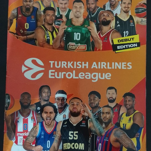 PANINI EUROLEAGUE 2024-25 Sticker Album used with only 4 missing