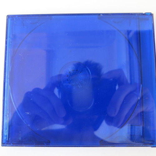CD/DVD case single dark blue normal thickness new