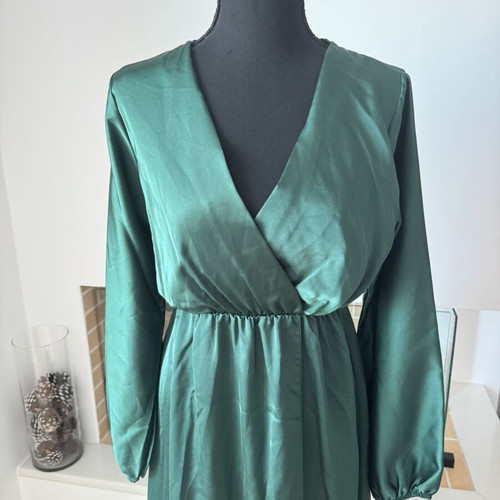 Mia Moda σμαραγδί μάξι φόρεμα one size σαν καινούργιο