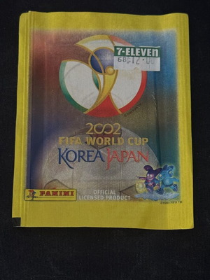 Panini 2002 FIFA World Cup sealed sticker pack