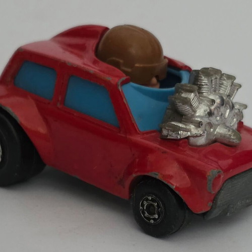 Matchbox Lesney Superfast 1975 No 14 Mini Ha Ha red toy car