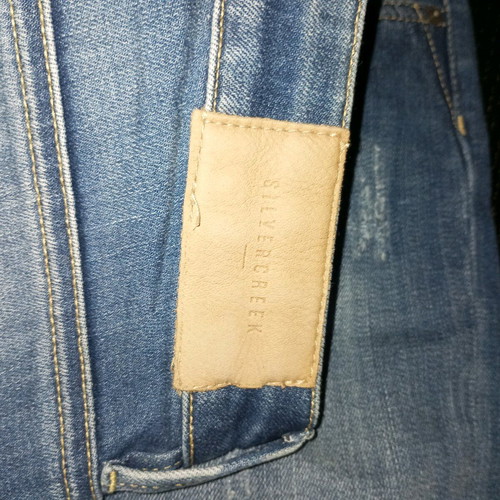 Women's slim denim pants like new, blue