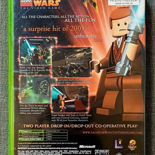 Lego Star Wars The Video Game Xbox used