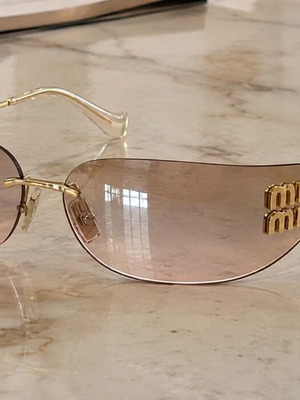 Miu Miu sunglasses, beige, new with full set
