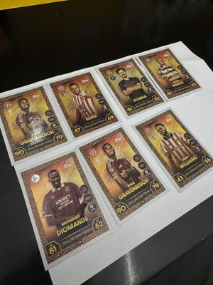 Topps All-Action Hero Football Cards new, lot of 7