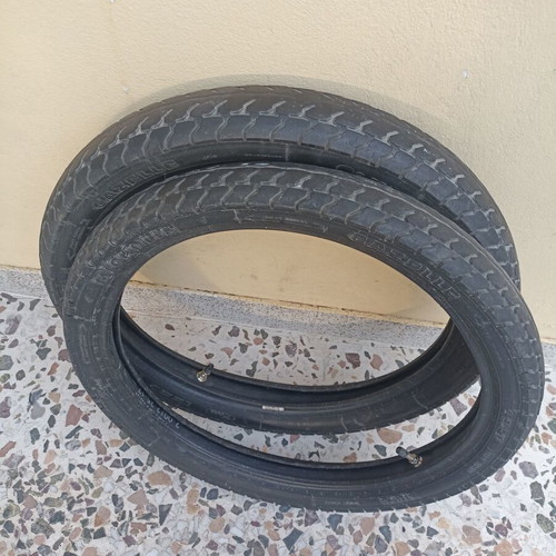 Michelin Gazelle motorcycle tires and tubes used