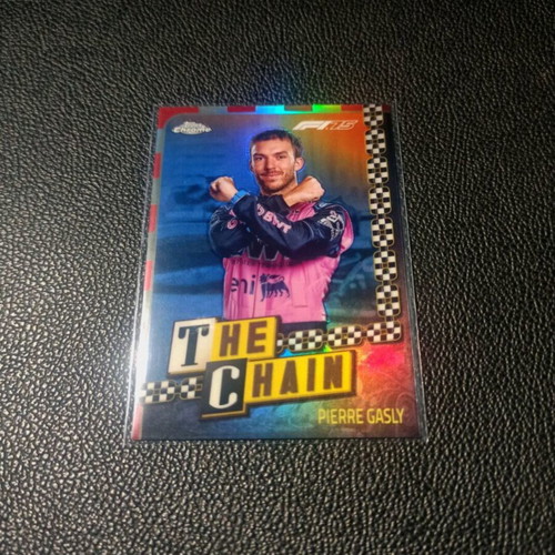 2025 Topps Chrome F1 Case Hit SSP The Chain Pierre Gasly Alpine Team Formula 1 card like new