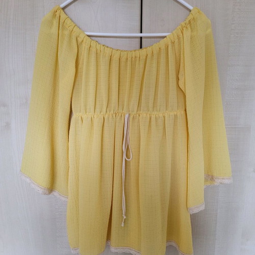 Spring Yellow Blouse