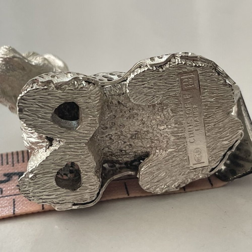 Christofle Silver Plated Scottish Terrier Figurine like new