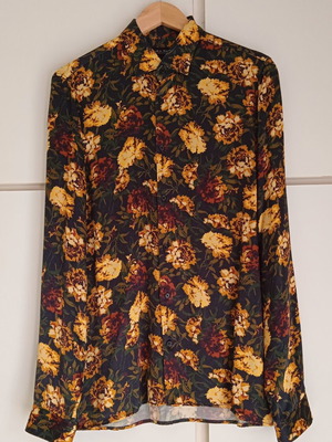 Men's Unisex Floral Shirt Zara new, multicolor, size M