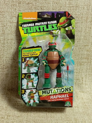 TMNT Raphael Mutations action figure, Nickelodeon, sealed card