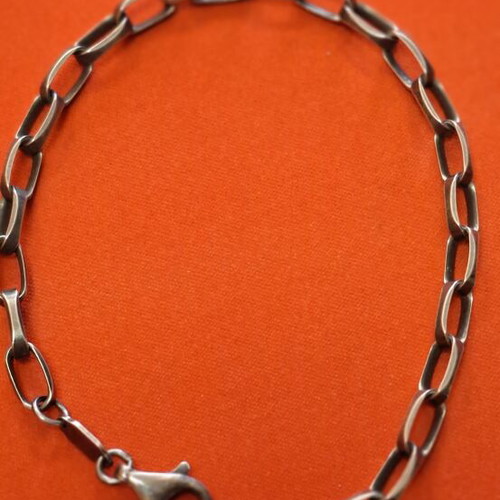 Oxette silver bracelet used, 925 stamp, 25 cm