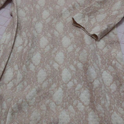 Salmon dress used with embossed lace size M-L