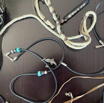 Necklaces used, assorted set