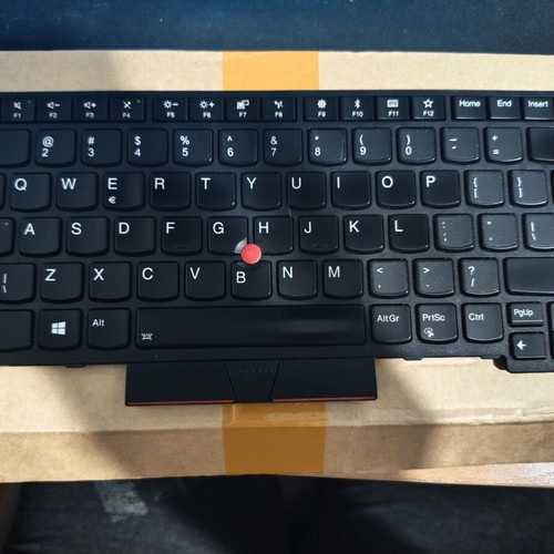 Lenovo Thinkpad Keyboard for T480s/E480/E485/L380 Danish Nordic with Greek punctuation stickers