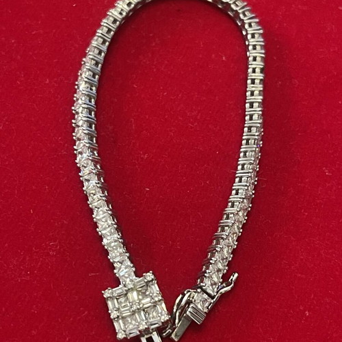 Riviera 925 silver bracelet used, 19 cm