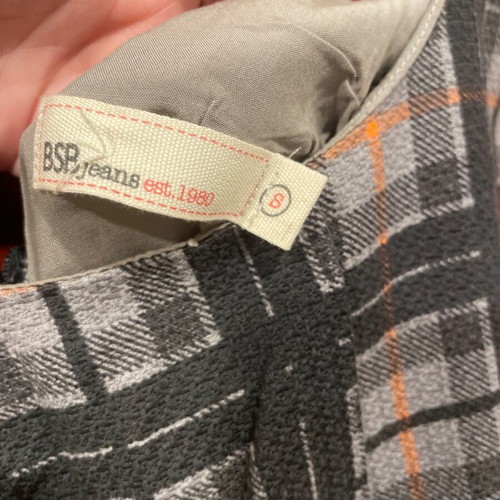 Bsb jeans mini checkered dress in A-line like new
