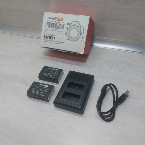 PowerTrust LP-E17 Battery and Dual USB Charger Kit for Canon EOS