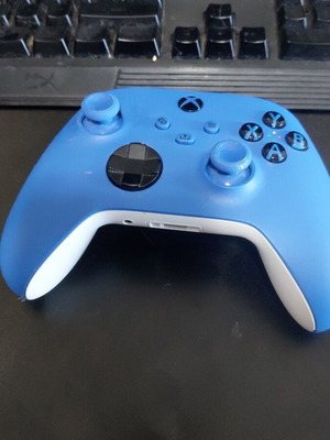 Xbox контролер син като нов, съвместим с PC, телефон, таблет, конзола