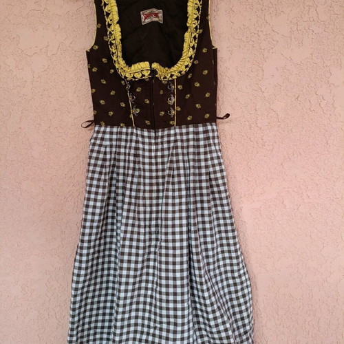 Traditional dress new, yellow, size XS
