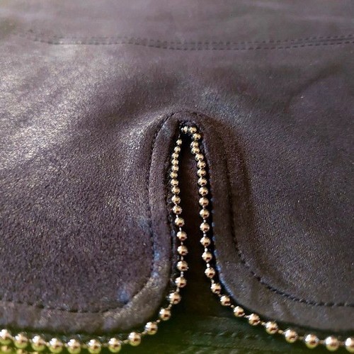 Bershka black short skirt with silver studs new Medium 38/10