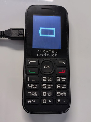 Alcatel One Touch κινητό τηλέφωνο σαν καινούργιο, μαύρο