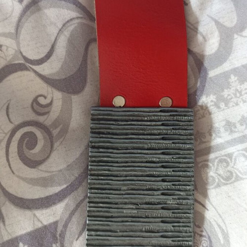 Women's red belt like new, size 80-95cm