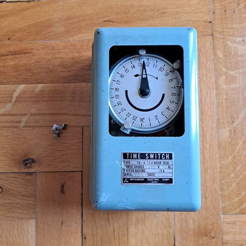 Rare time switch 1935 used, moderate condition